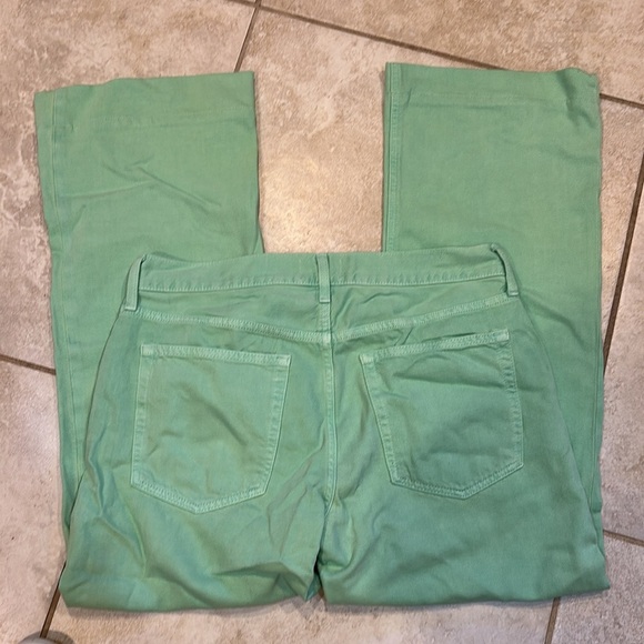 ETICA Amis Relaxed Boot Cut Jeans Dusty Aqua 29 Wide Leg Revolve Green - Picture 9 of 9